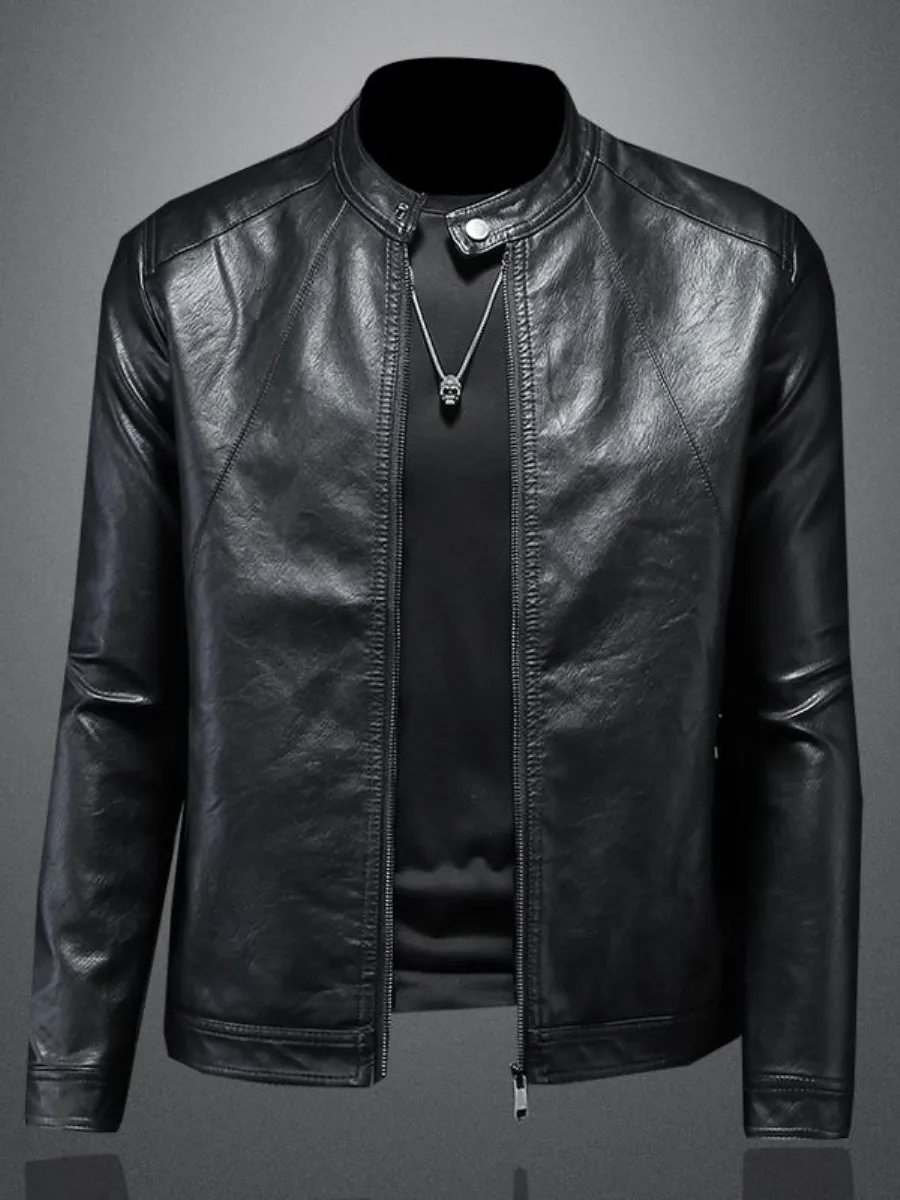 men's-biker-riding-zipper-leather-jaet-stand-collar-faux-collar-busin-sle-faion-outerwear-spring-autumn-new-2025