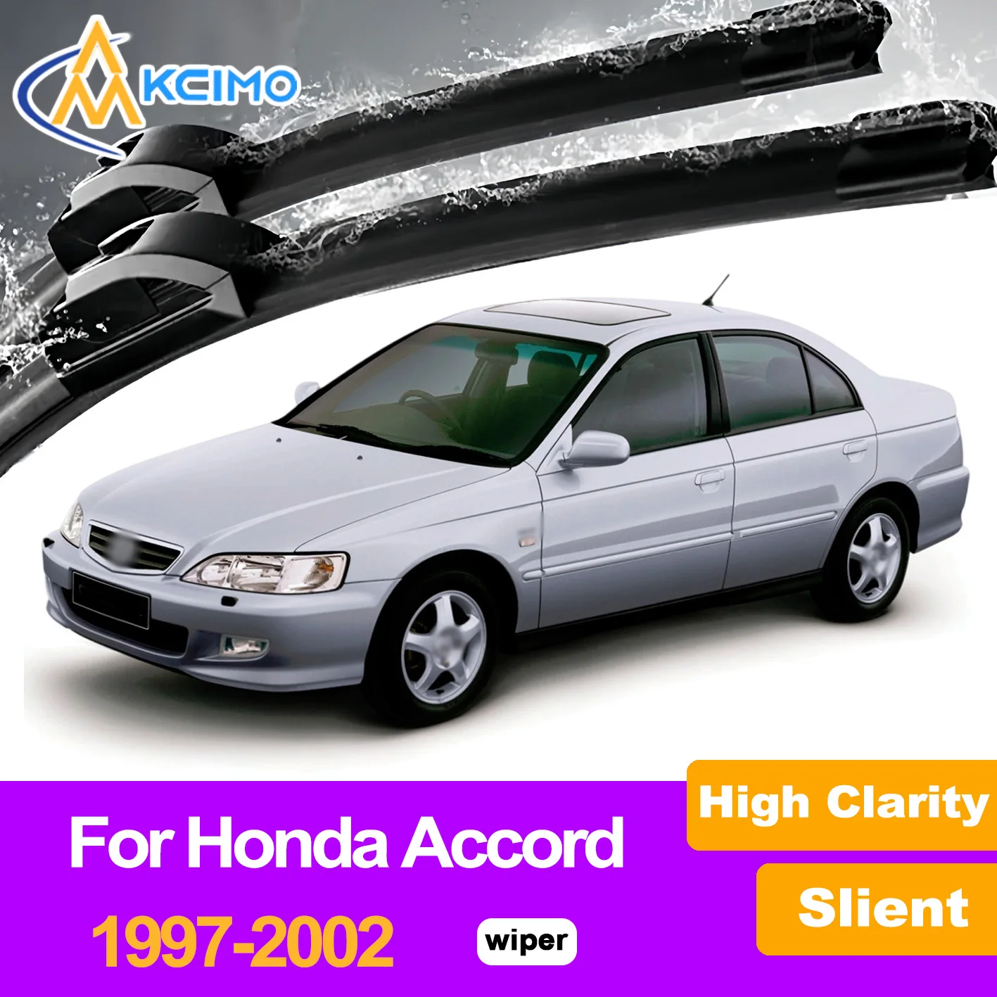 

2Pcs Front Windshield Wiper Blades For Honda Accord CF3/4/5 CL2/3 1997-2002 Isuzu Aska Windscreen Window Car Accessories