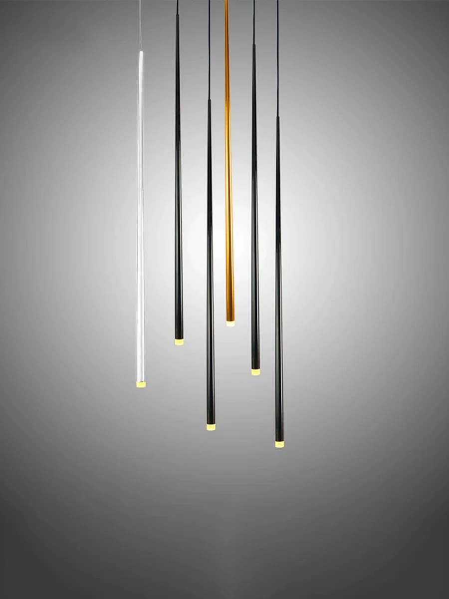 

Modern LED Pendant Lights Dimmable 3cm Conical Aluminum & Acrylic Home Hang Lamp Dining Living Room Bar Cafe Droplight Fixture