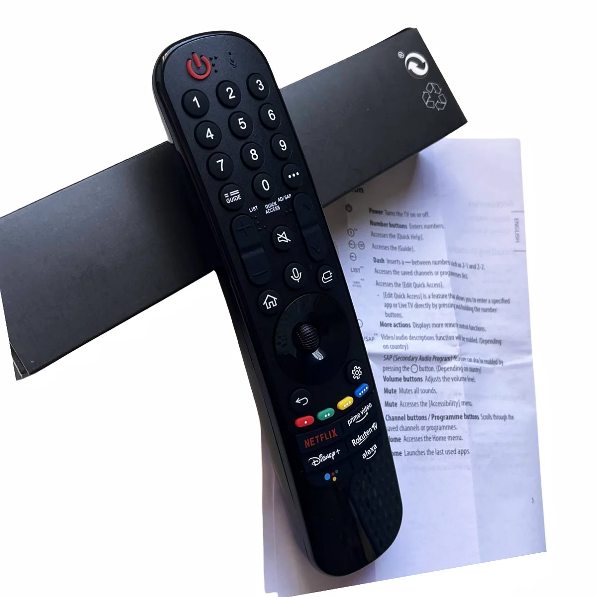 Control remoto de TV inteligente por voz para 2022 televisores, 43NANO75UQA, 43UN7000PUB, 43UQ7070ZUD, 43uq70zum, 43UQ7590PUB, 43UQ7590PUK, 43UQ8000AUB