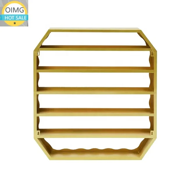 Wall Mounted Nail Polish Rack Display Shelf for Salons and Retailers