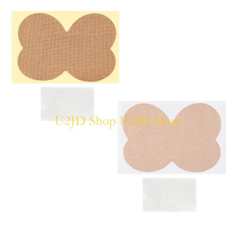 U2JD 10Pieces Butterfly Design Sweat Pads No Residues Adhesive For Summer Dresses