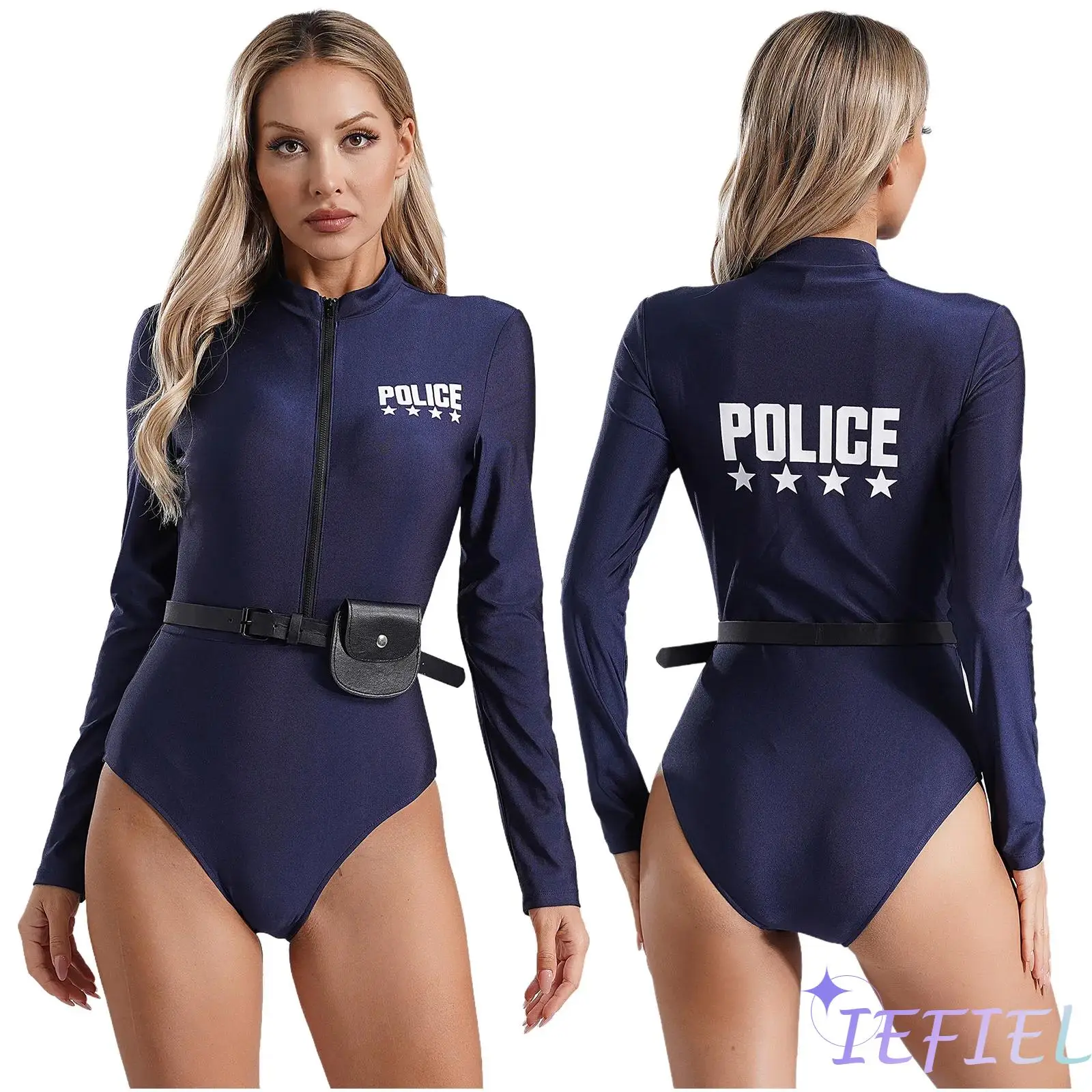 Frauen schmutzige Polizist Polizistin Halloween Maskerade Cosplay Kostüm Bodycon sexy Uniform Anzug Kostüm Karneval Party Clubwear