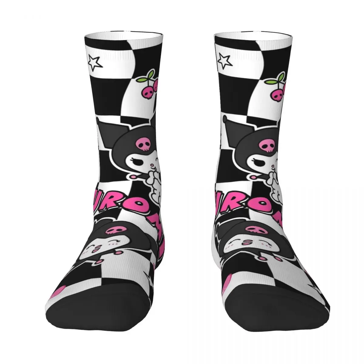 Kuromi Socken Mode Strümpfe Herbst rutsch feste Frauen Männer Socken Qualität Design Kletter socken