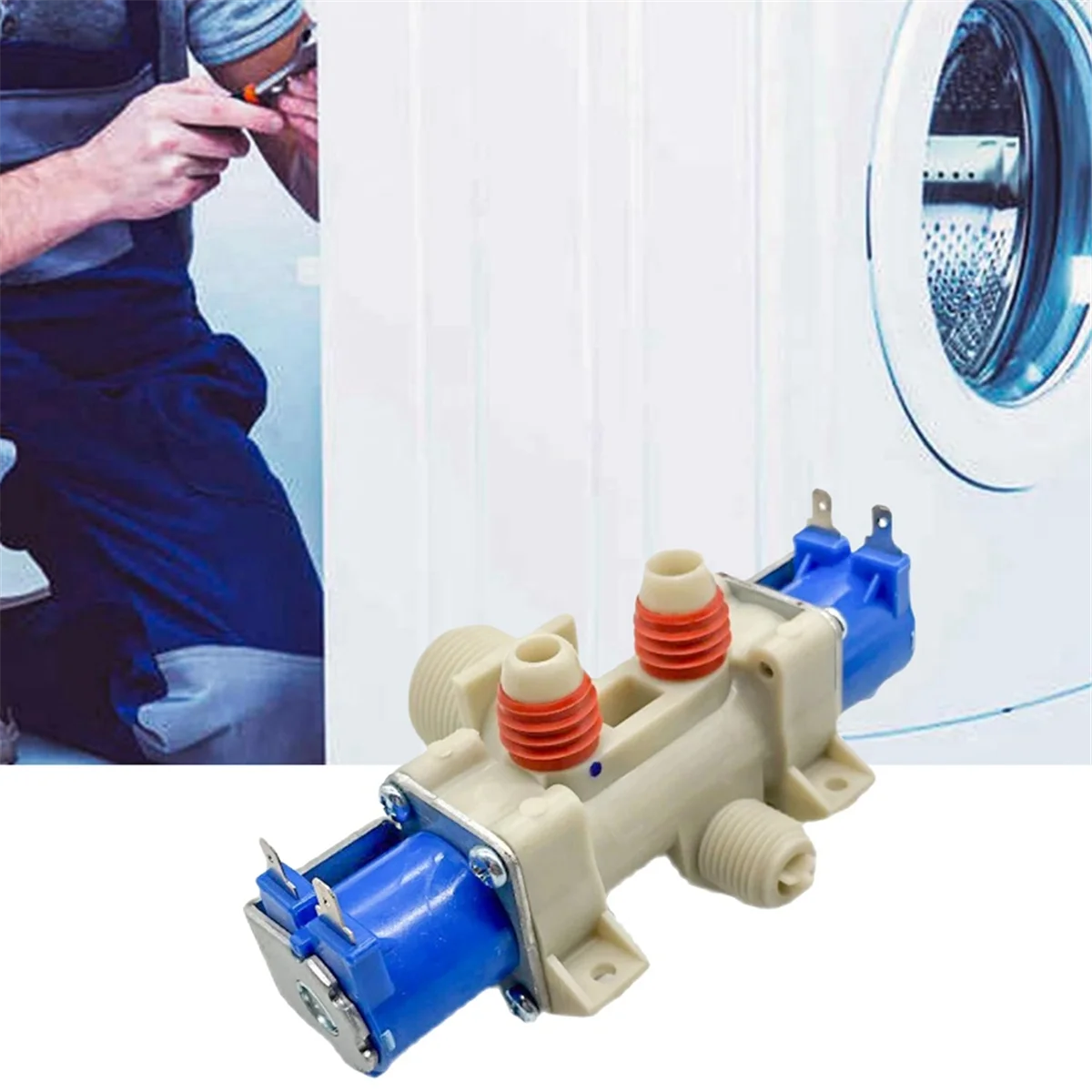 Lavadora inversora T70MS33PDE T60MS33PDE Válvula de entrada de agua Válvula solenoide de 12v AJU 729110   para lavadora LG