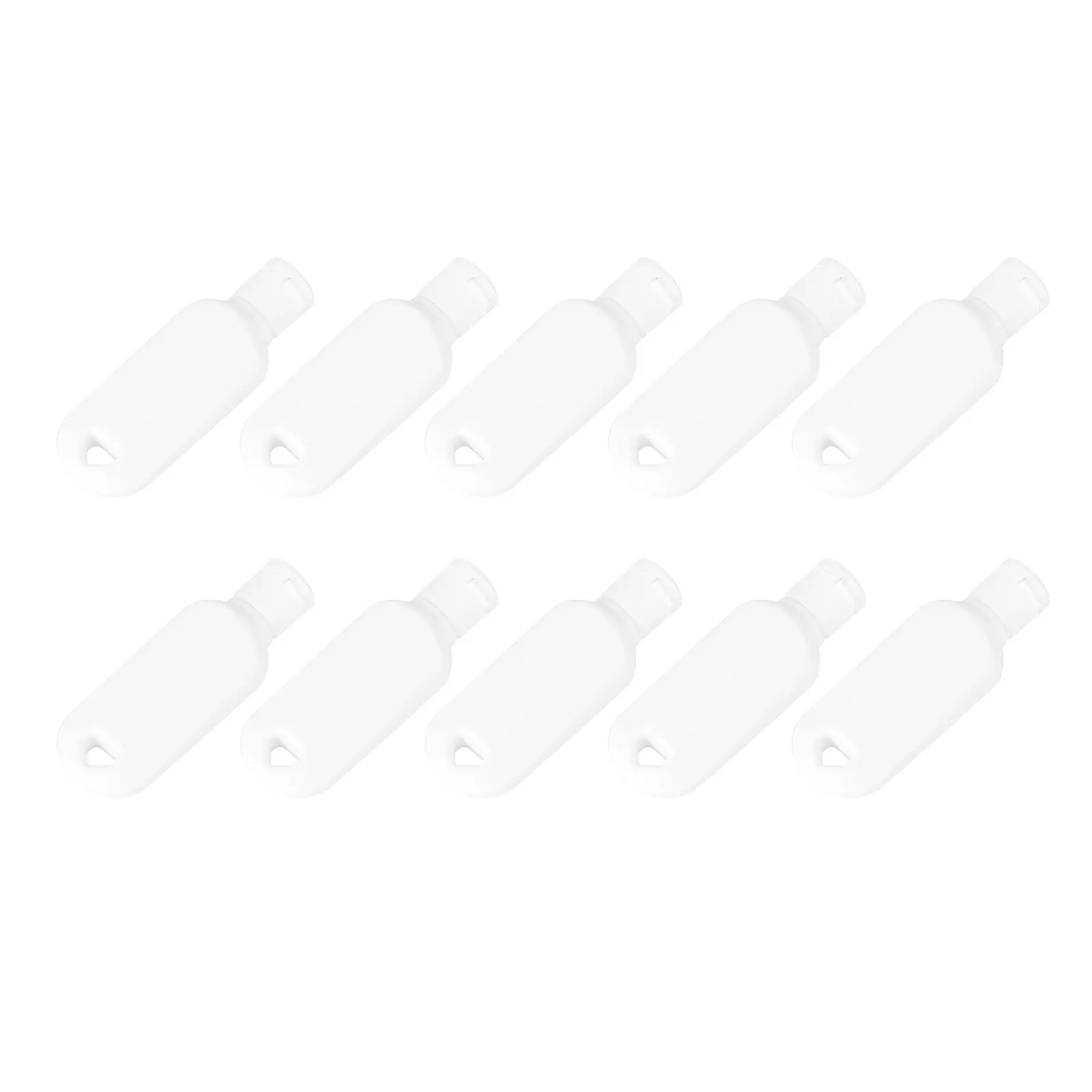 

10pcs Travel Bottles for Shampoo Lotion H Cream Refillable Toiletry Press Bottles H Storage Plastic Bottle