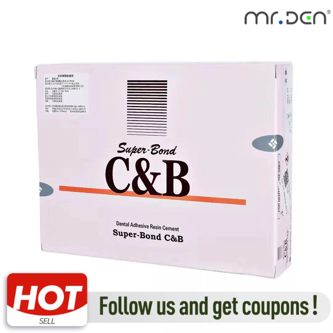 1set Dental Adhesive Resin Cement Super Bond C&B Dental Materials Resin Bonding Compound