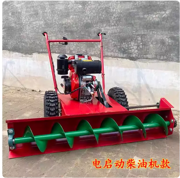 Compact Snow Blower for Dust Removal and Snow Clearing Residential Property and Pond Snow Removal Equipment A-Type Push-Type Sel