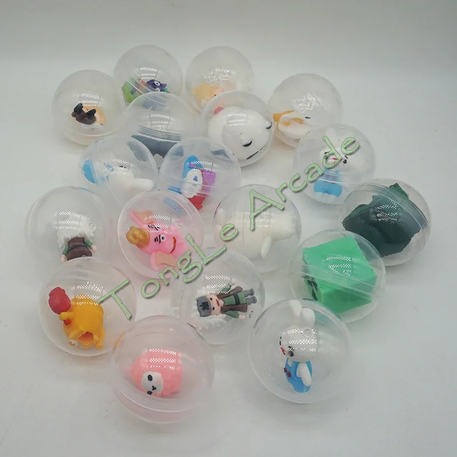 

100 шт. 45 мм детских мини-игрушек-сюрпризов в капсулах для торговых автоматов, аркадных кран-машин и подарков