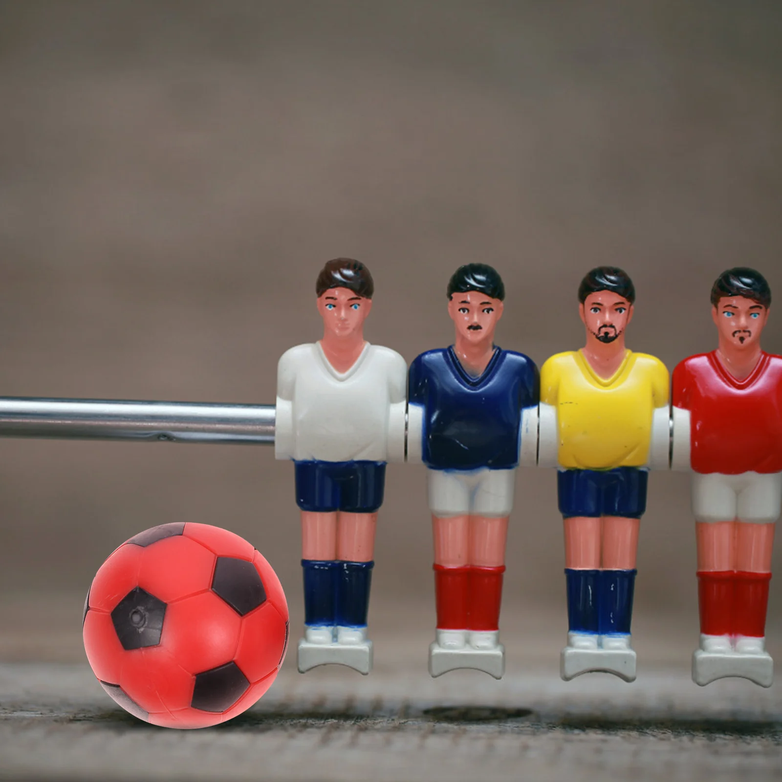 

12Pcs Table Game Plastic Foosball Durable Lightweight Small Exquisite Suitable for Most Standard Table Football Games
