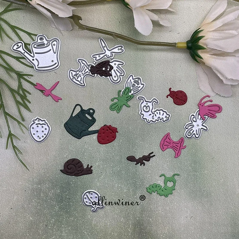 Insekten-Kessel-Dekoration, Metall-Stanzformen, Schablonen, Stanzformen für DIY, Scrapbooking, Album, Papierkarten, Prägung