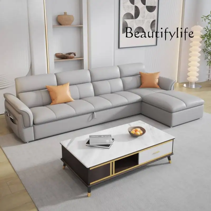 

Cozy Genuine Leather Sofa Modern Designer Electric Reclining Lounge Sofa Floor Loveseat Sofy Sofa Perezoso Living Room Furniture