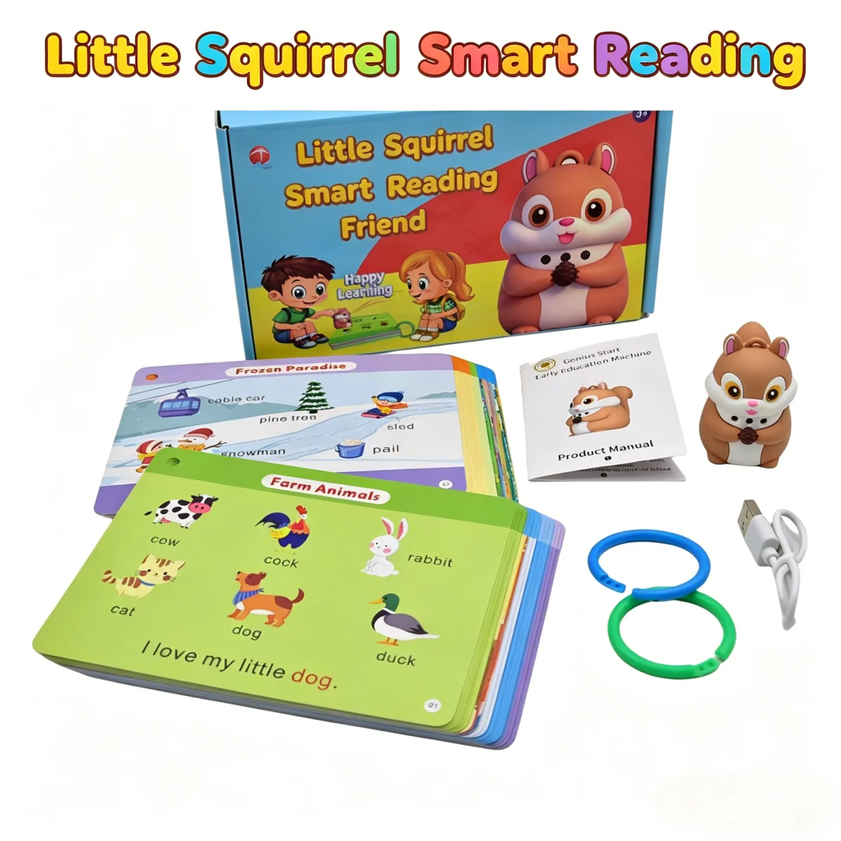 Talking Flash Cards Kindergarten Kids Language Learning Aid Preschool Interactive Flashcards 36 Themes 110 Pages Birthday Gift