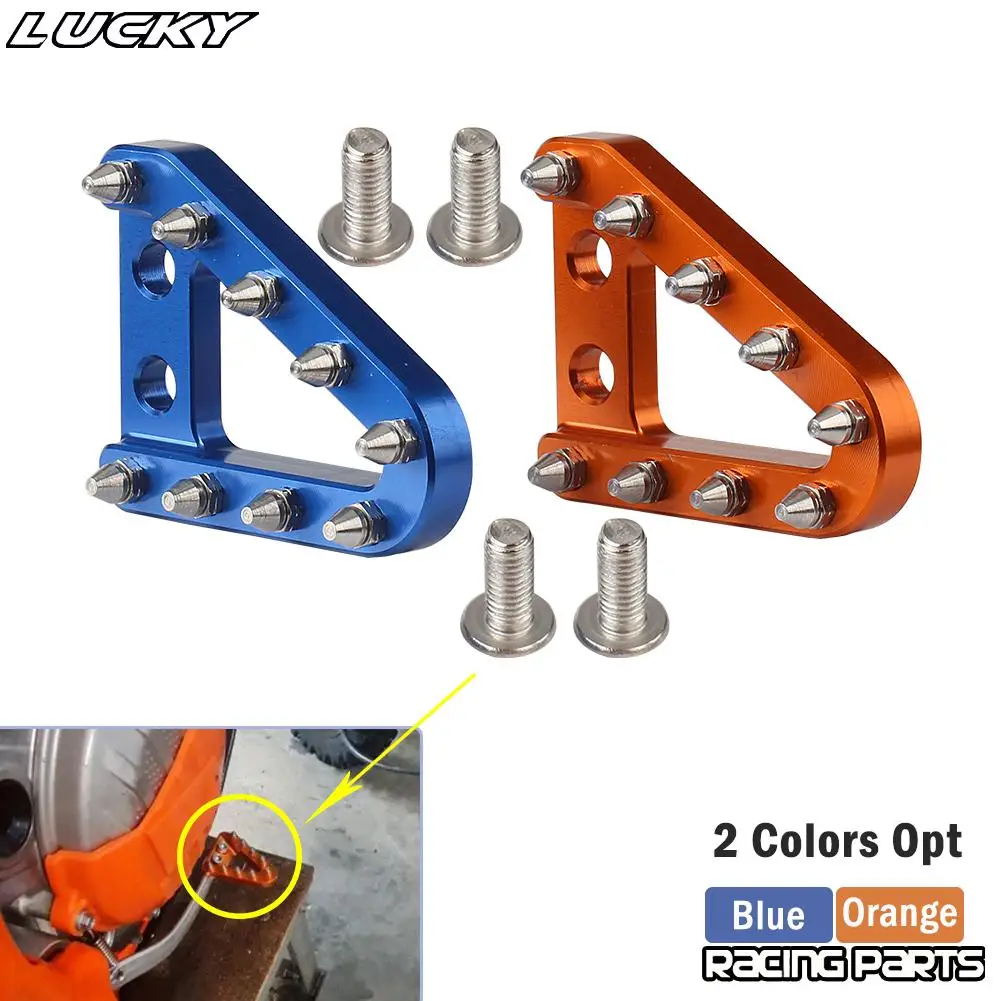 Motorcycle CNC Rear Brake Pedal Step Plate Tip For KTM SX SXF XC XCF XCW XCFW EXC EXCF For Husqvarna TC TE FC FE 125-530 2014