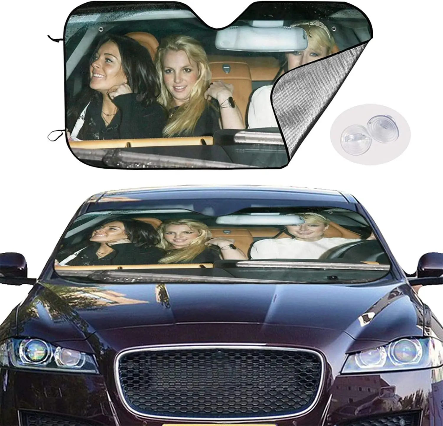 Foldable Car Windshield Sunshade Universal Keep Your Vehicle Cool, UV Sunlight and Heat Reflected Car Truck