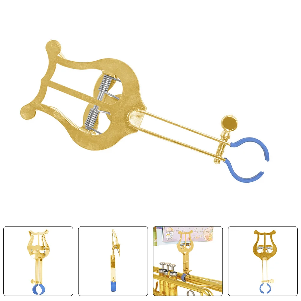 

Trumpet Music Score Clip Portable Design Secure Hold High Elasticity Spring Antislip Lightweight Ideal Long Practice Sessions
