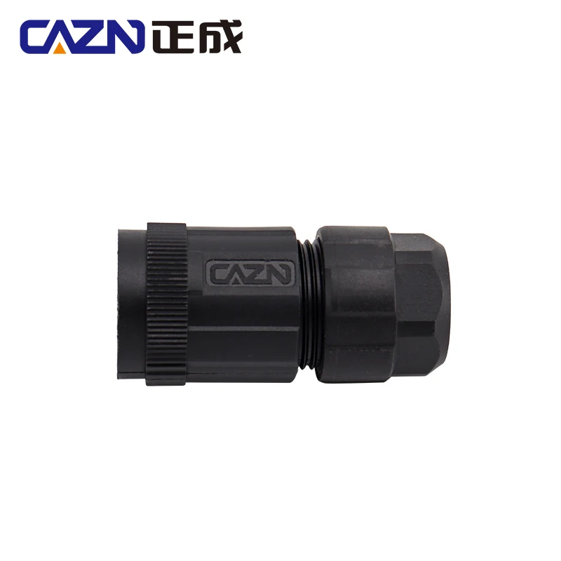 CAZN Waterproof IP67 IP68 FDDI Single-mode Double Core Plastic Plug Housing Threaded