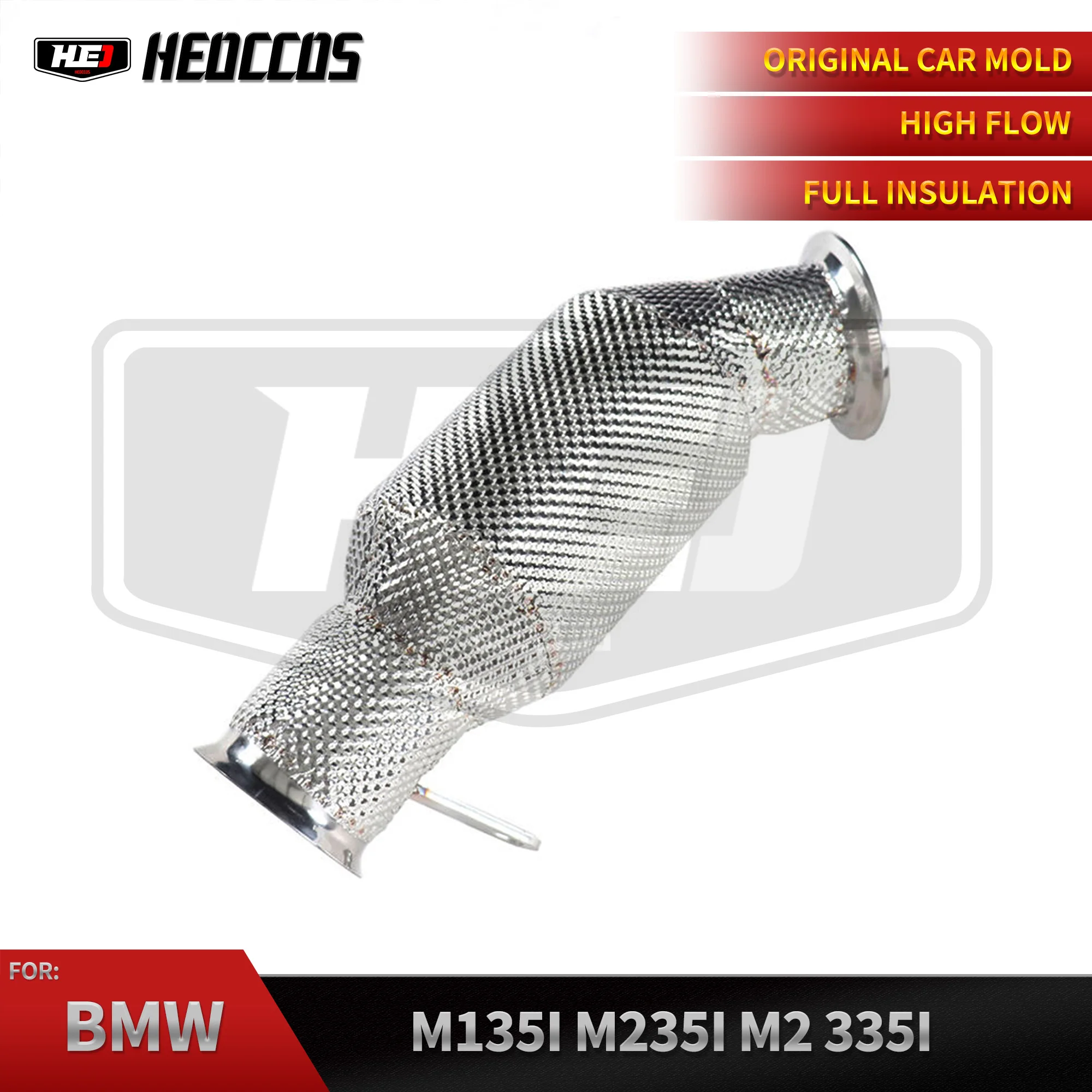 

HEO Downpipe for BMW M135i, M235i, M2, 335i & 435i F20/F21/F22/F30/F32/F33/F87