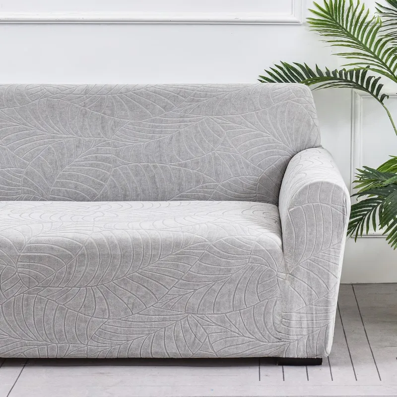 Sofa Cover for Living Room Thick Elastic Jacquard Cover for Sofa Couch Armchair 1/2/3/4 Seater L Shaped Corner Sofa Cover