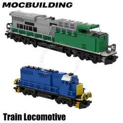 Train Engine Locomotive Model Car Railway MOC Building Blocks Display Toys Birthday Gifts Present