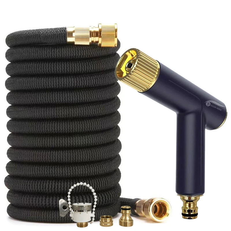Garden Magic Telescopic Hose, High-Pressure Car Wash Gun, Multifunctional, Household Water Pipe, Outdoor Cleaning Accessories