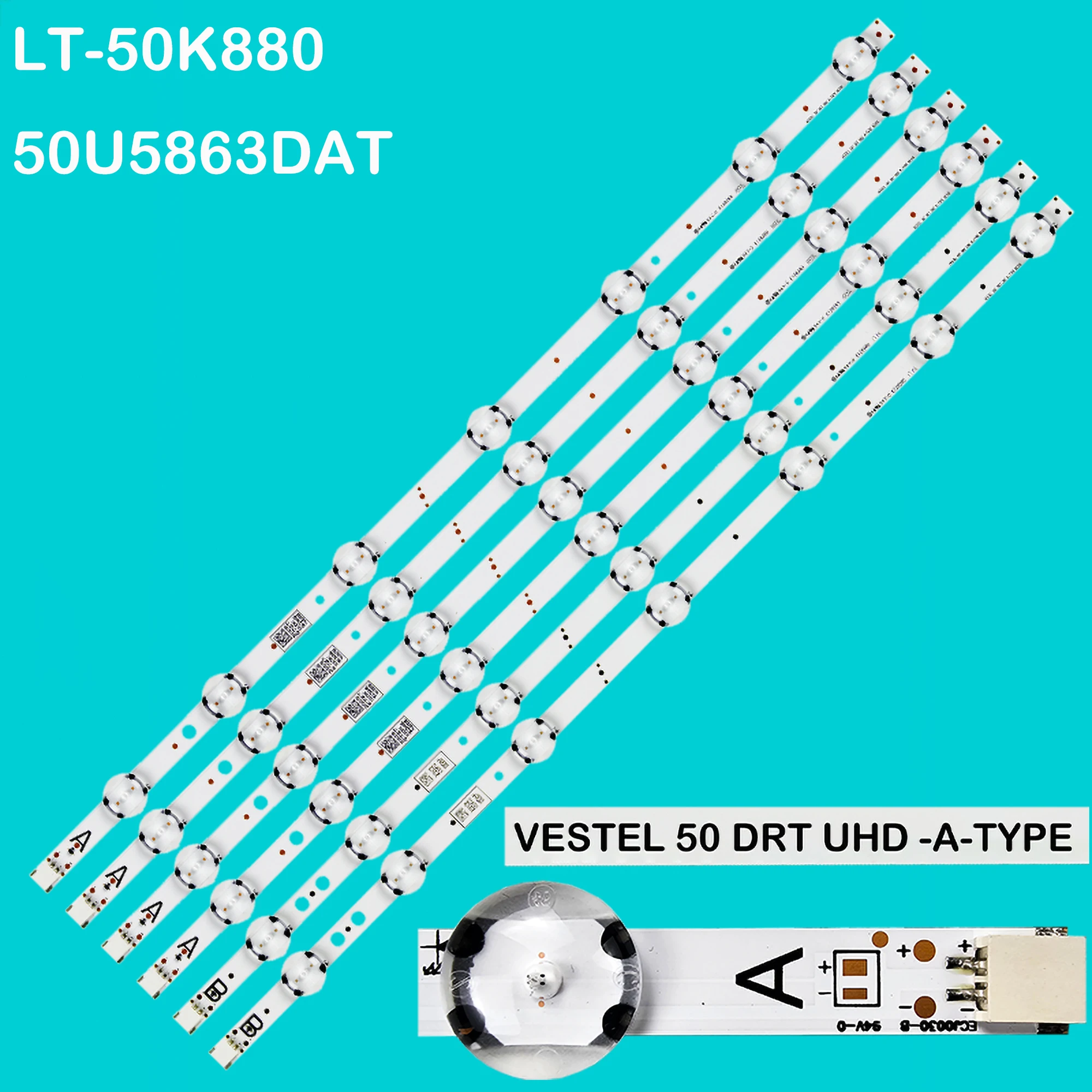 

Светодиодная лента подсветки для 50R5020 50R7520U 50R5020U P50UP2038A P50US0956A 50R7520UA D50U600M4CW 50TU7220 50TU7520UA