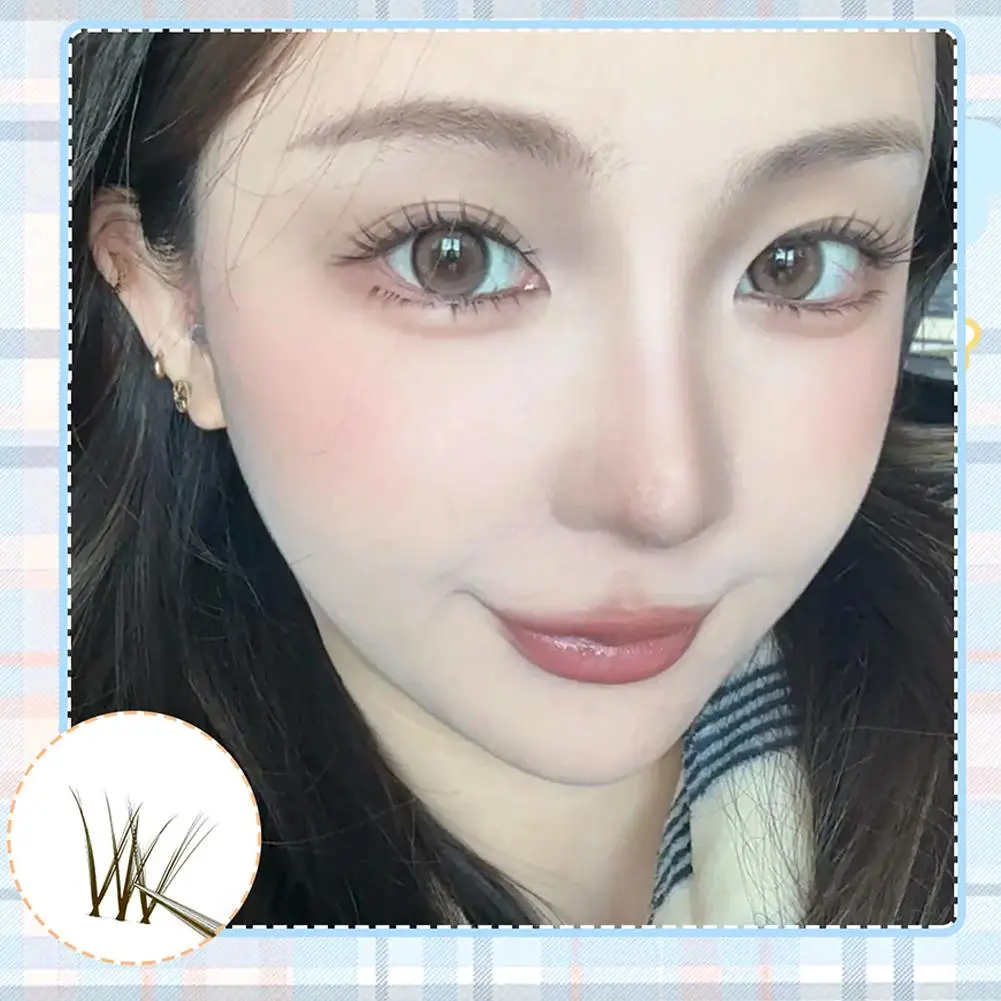 10Rows Glue-free False Eyelashes Natural Charming Manga Sensation Tool Ceiling Desire Pure Extension Eyelash Makeup T5A2