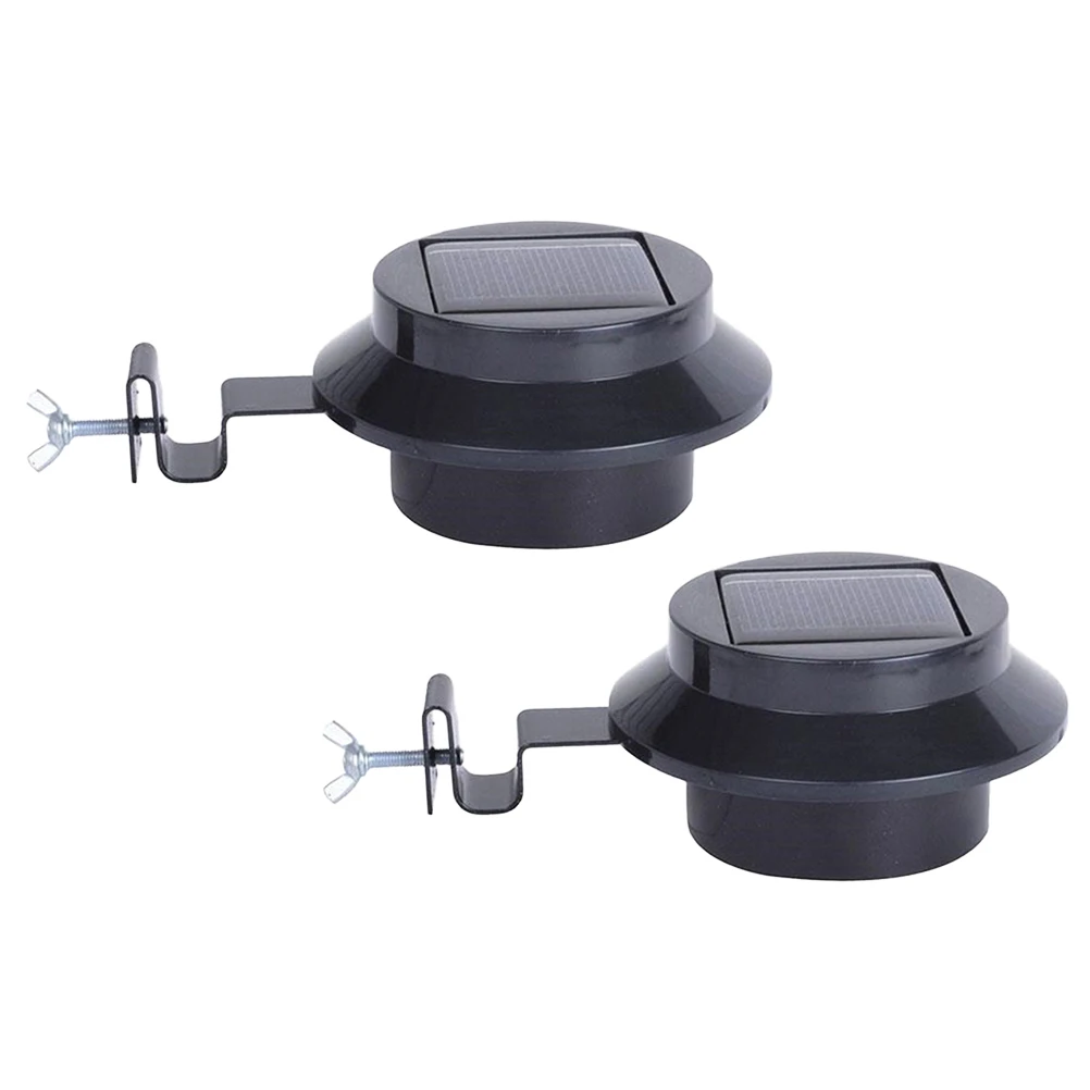 

2pcs Solar Fence Lamp Durable Outdoor LED Lighting Waterproof Energy Saving Light for Garden Yard Park Pathway Decoration