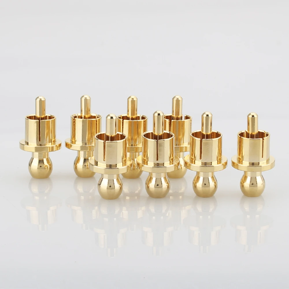 Rhodium Plated/Gold Plated RCA Cap Plug Short-Circuit Socket Phono Connector RCA Shielding jack socket protect cover caps