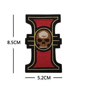 Gestickte Etikette des Chaos -Stern -Urteils, rotes Symbol, Rucksack -Magie -Etikette im Freien, Moral Emblem, 40k 8 Hauptverkäufe 40k Chaos - №3