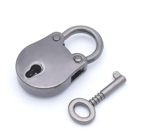 Luggage Antique Style Travel Bear Shape Decorative Zinc Alloy Mini Jewelry Box Archaize Padlock Locks Hardware Bear Head Lock