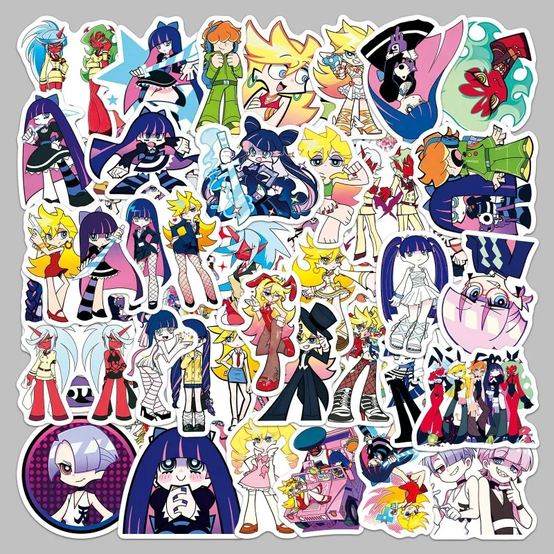 50Pcs Garter Stockings Angel Stickers Panty Japanese Anime Character Painting DIY Journal Decoration Notebook Stickers