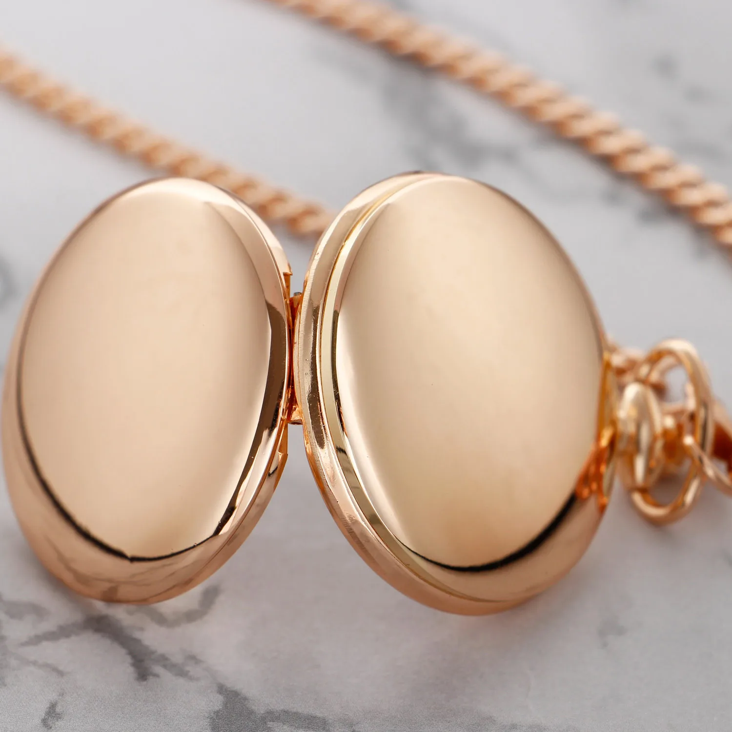 Relojes de bolsillo de moda lisos de lujo Reloj Fob Reloj de bolsillo Steampunk con cadena de mezclilla El mejor regalo para hombres y mujeres