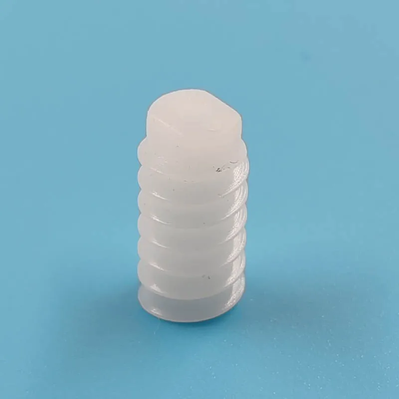 W6x12mm 0.5M Pom Plastic Worm Gear OD=6mm Length 12mm Hole 1.9mm DIY Model Toy Helical Pinion W6X12-2A