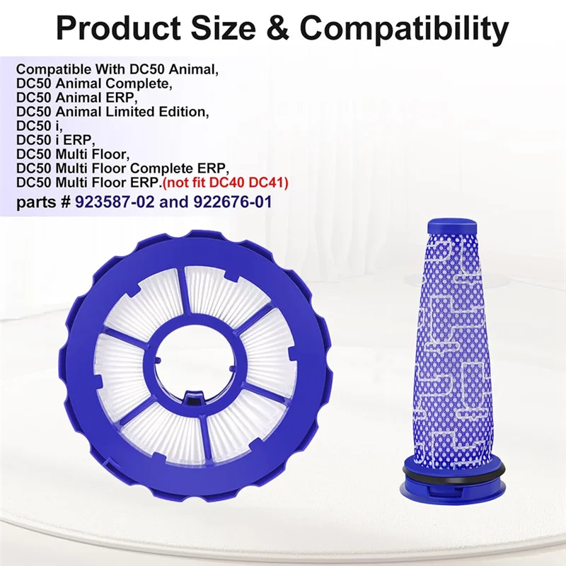 مرشحات ما بعد المحرك TCF-Hepa ومرشحات ما قبل المحرك Fordyson DC5 جزء المكنسة الكهربائية 965081-01&965080-01