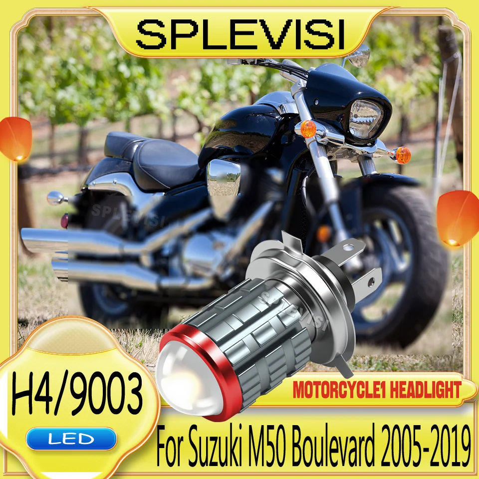 

No Tools Required waterproof IP67 LED Motorcycle Headlight For Suzuki M50 Boulevard 2005 2006 2007 2008 2009 2010 2011 2012-2019