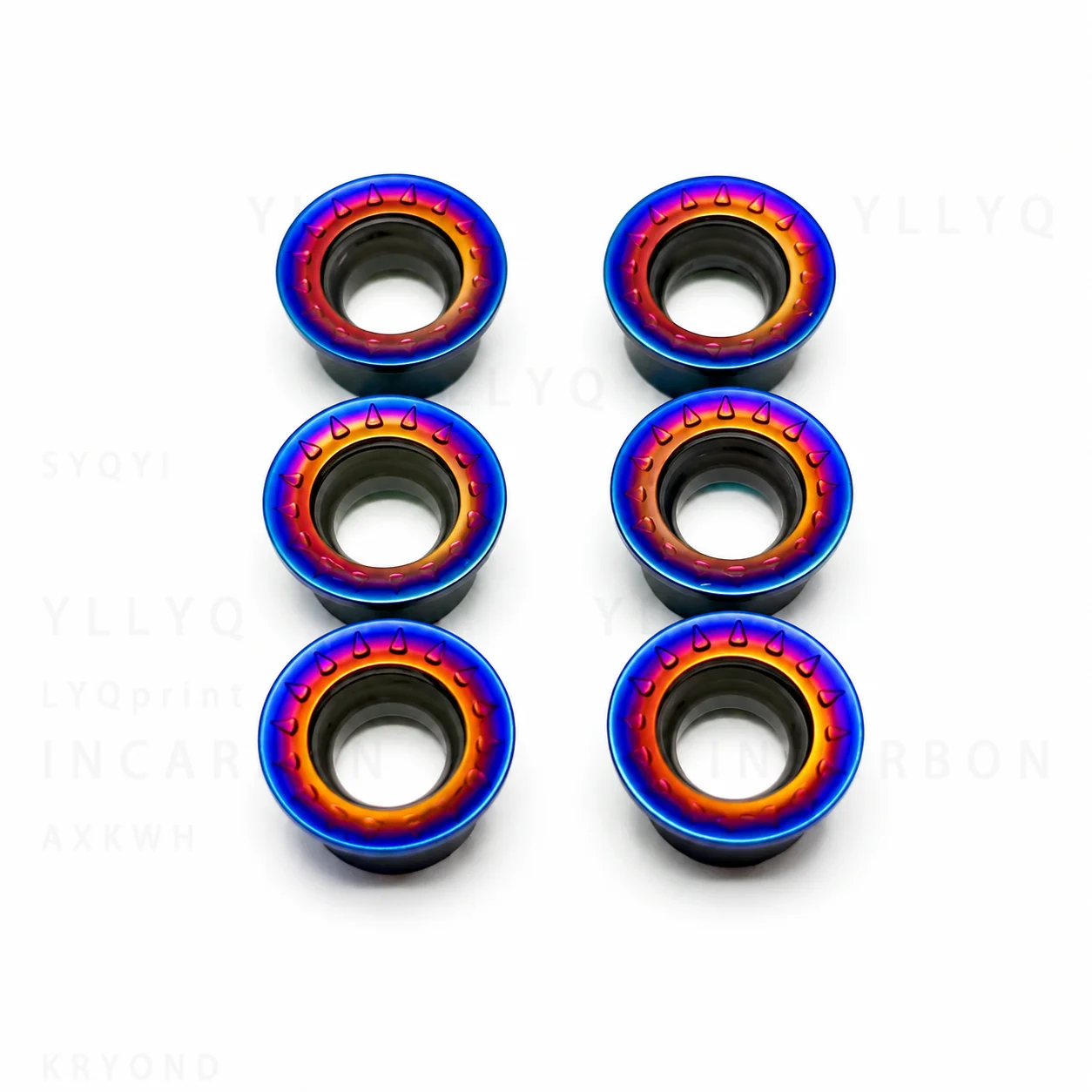 RPMT10T3MOE-JS KT7030 Colorful Carbide Inserts High Hardness RPMT10T3 for CNC Lathe Turning Milling Cutter Tools view 5
