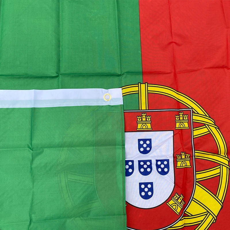 Aerxemrbrae 90x150cm Portugal Flag Hanging Portugal Polyester Standard Banner for Decoration