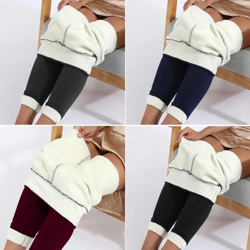 Women Leggings Autumn Winter Slim Elasticity Basic High Waist Legging Simple Korean Fashion Youth Streetwear Plus Velvet Thicken