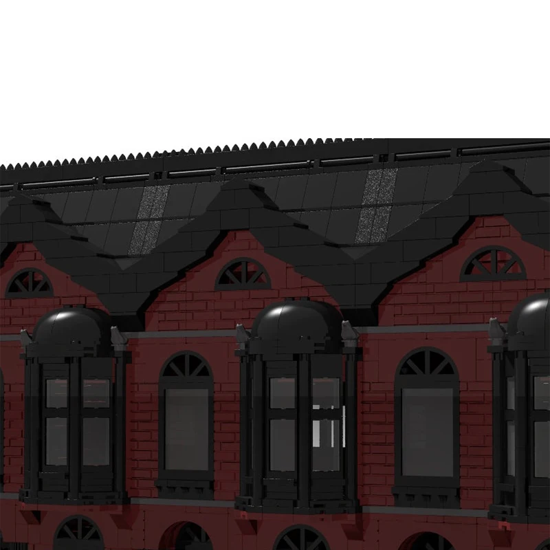 

969PCS MOC-161856 City Residential Series Modular Victorian House Building Block Modern British-Style Design Model Brick GIFTS