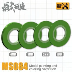1mm 2mm 3mm 6mm 18M Masking Tape Model Painting Tool Covering Tapes for Gundam Coloring Weak Adhesive Plastic Model MS084