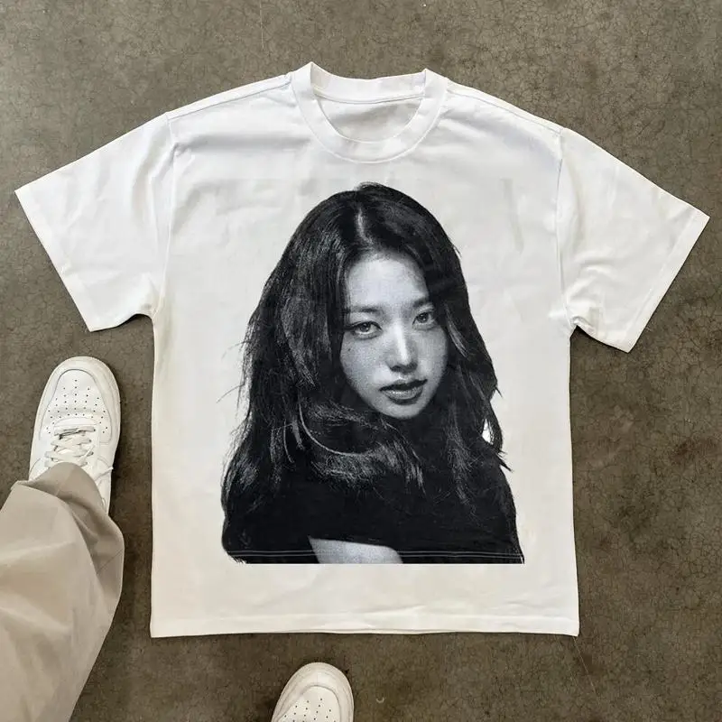 Retro Vintage Wonyoung Wony IVE Kpop T Shirt  S 5XL