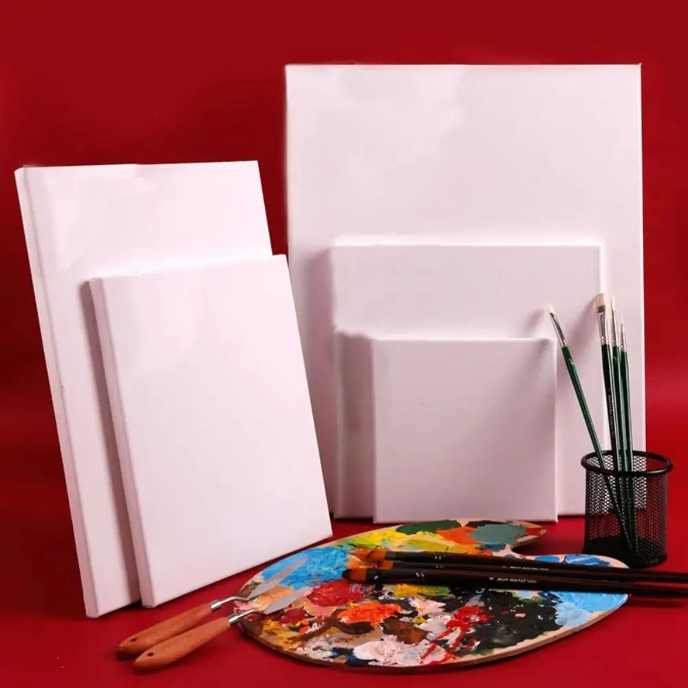 Picture Frame Blank Oil Canvas Rectangle Cotton Painting Board Multi Size Thicken Drawing Board Painter