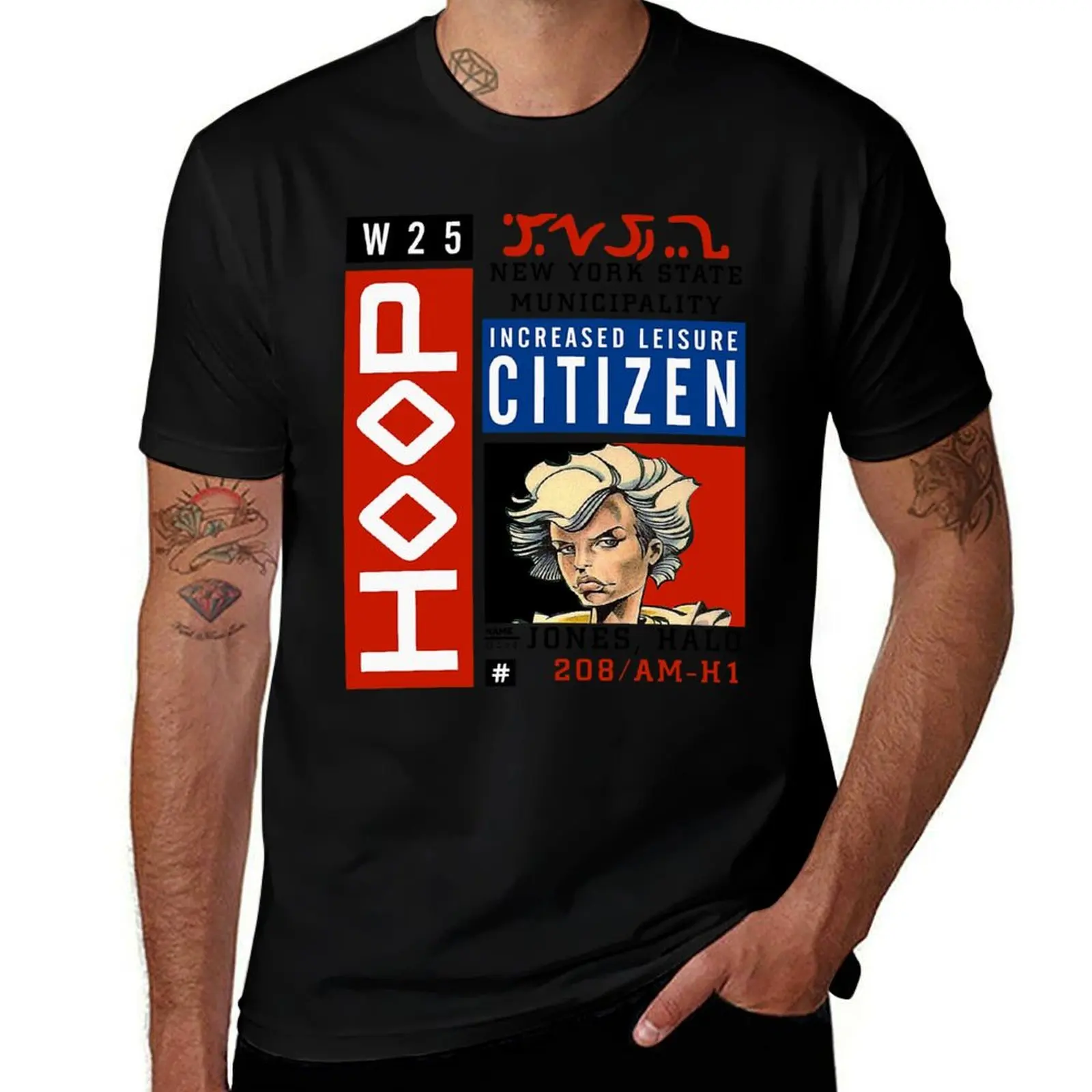 Increased Leisure Citizen - Inspired by Halo Jones T-Shirt graphic tee shirt funny costumes man clothes blacks Men's clothing