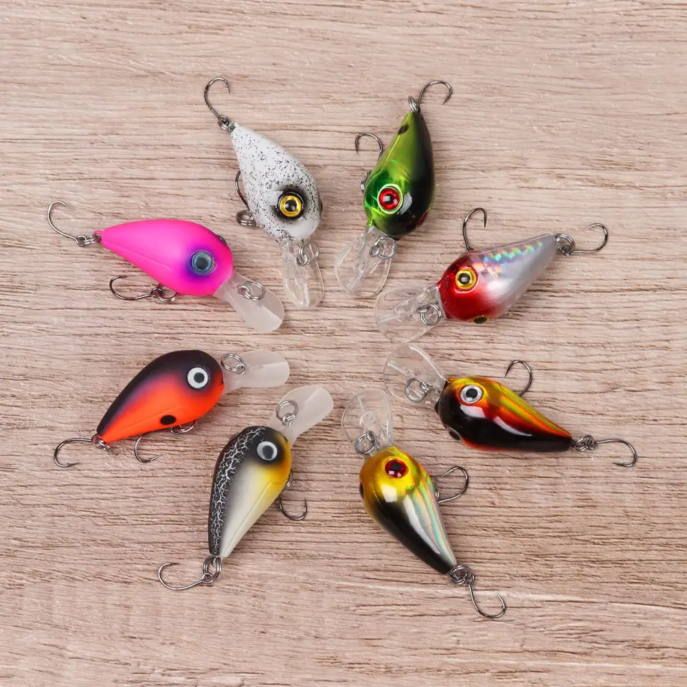 4.5CM/2.5 lure bait small swing floating water mini micro-object fake bait perch rocking horse mouth hard bait