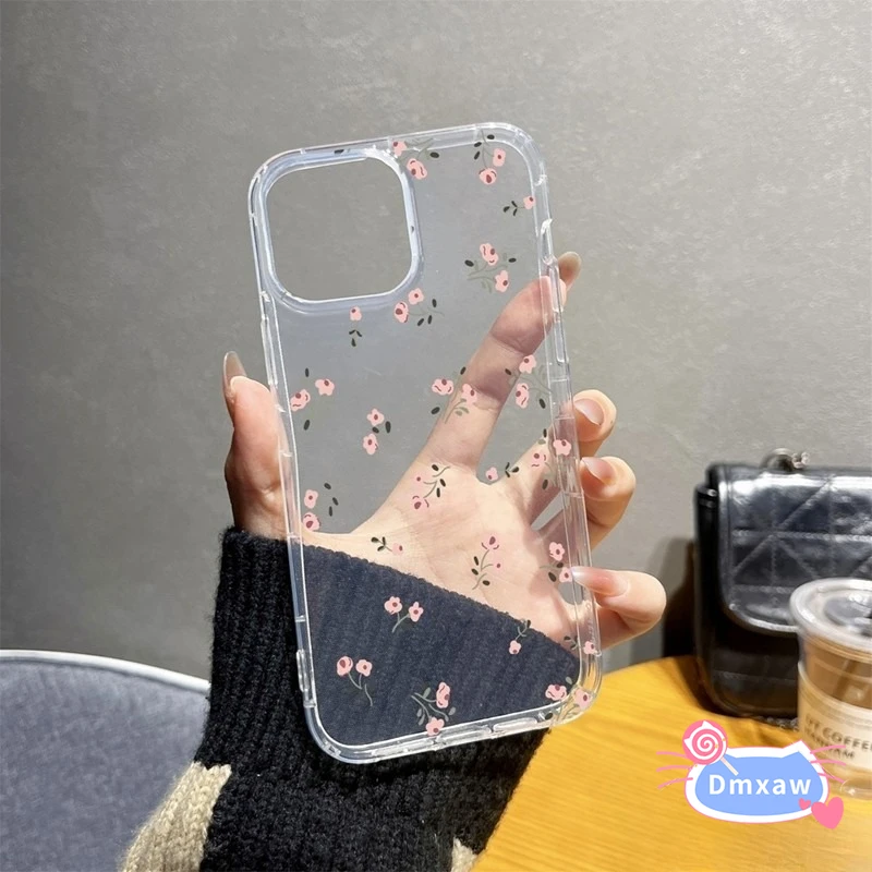 For OPPO Reno 11 11F 10 9 8 6 Pro Plus 8T 7 3 Pro SE 5 4 5G 4G 7 4 SE Phone Case Soft Silicone Cute Flowers Transparent Cover 6