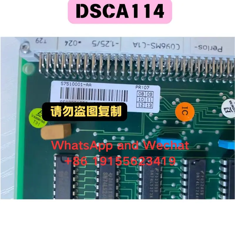 

Компоненты карты DSCA114 б/у. Функциональный тест пройден. Быстрая доставка.