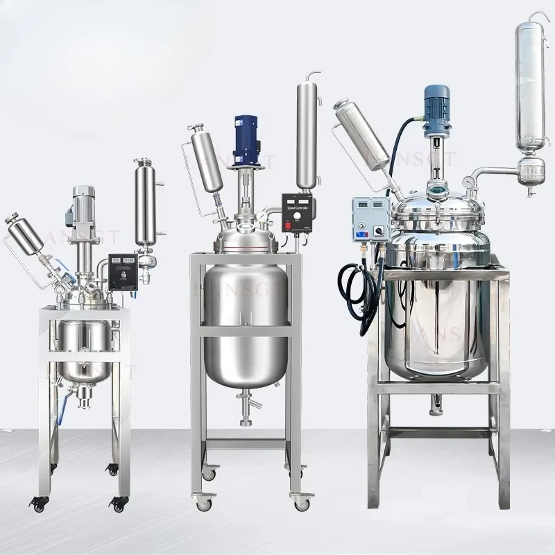 

10L 20L 50L 100L Stainless Steel Tank Decarboxylation Chemical Reactor Single Jacket Stainless Steel Reactor
