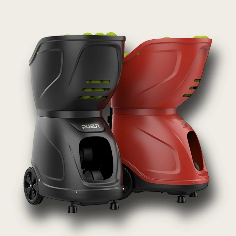 Pusun PT 9001 Pro Tennis And Padel Ball Machine Programmable Landing Points Variable Speed Spin Control For Advanced Drills