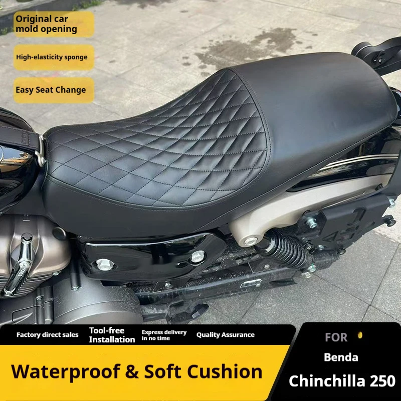 For Benda Chinchilla 250 Softened Widened Seat Assembly Waterproof No-Drill Accesorios Moto Accessori Moto